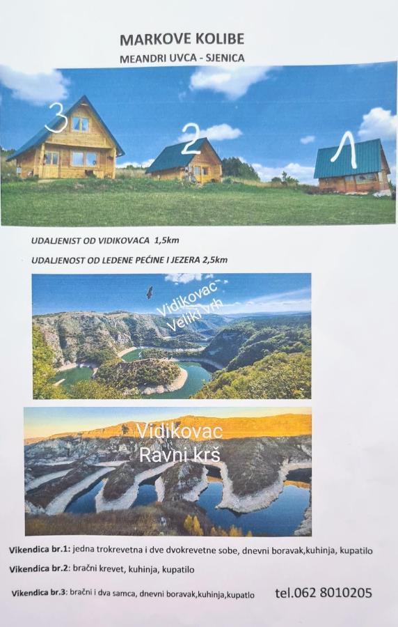 Markove Kolibe 2, Uvac Сьєниця Екстер'єр фото
